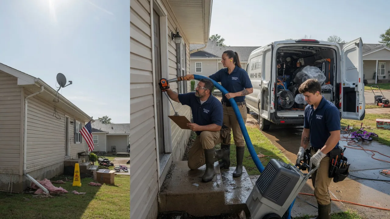 Ceiling Water Damage Restoration in Ava, IL near me